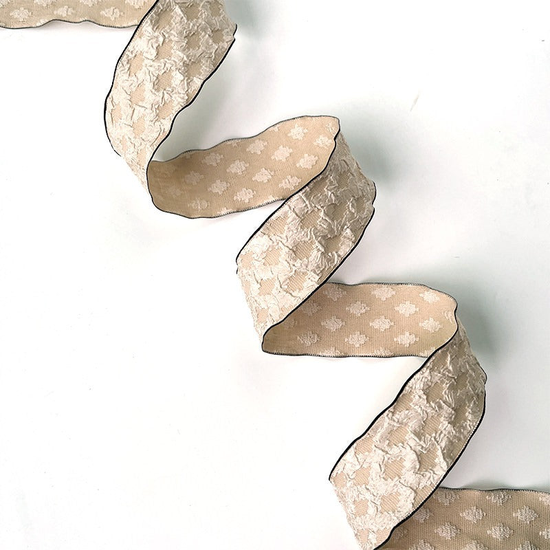 Monochrome Textured Craft Ribbon · DIY & Floral