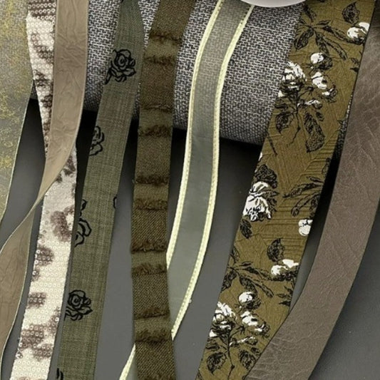 Forest Tone Textured Craft Ribbon · DIY & Floral