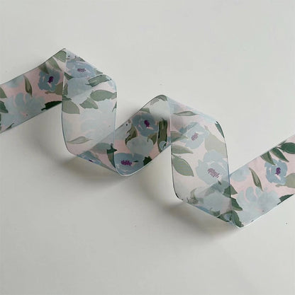 Floral Print Sheer Ribbon · 25mm · Bouquets & Gift Wrapping
