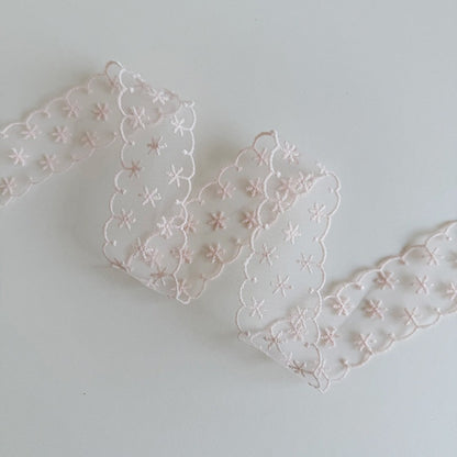 Pink Lace Trim Ribbon · 10 Patterns · Sewing & Bridal Craft