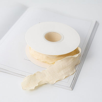 Torn Edge Cotton Ribbon · 1.5" Wide · Bouquets & Gift Wrapping