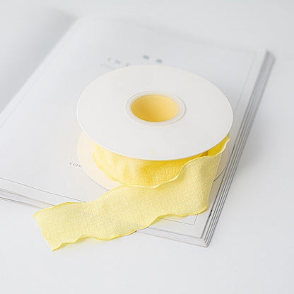 Torn Edge Cotton Ribbon · 1.5" Wide · Bouquets & Gift Wrapping