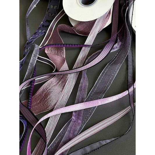 Violet Tone Textured Craft Ribbon · DIY & Floral