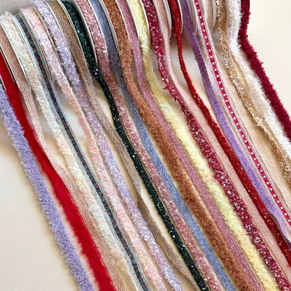 Skinny Velvet Cord Ribbon · 10mm · Gift Wrapping & Craft Trim