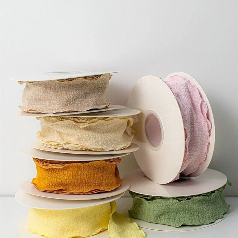 Torn Edge Cotton Ribbon · 1.5" Wide · Bouquets & Gift Wrapping