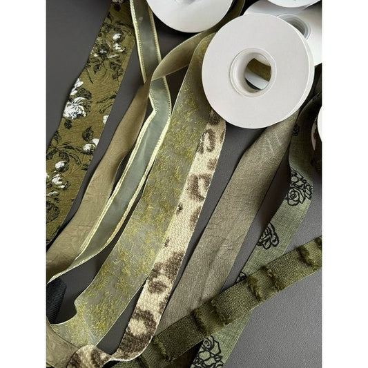 Forest Tone Textured Craft Ribbon · DIY & Floral