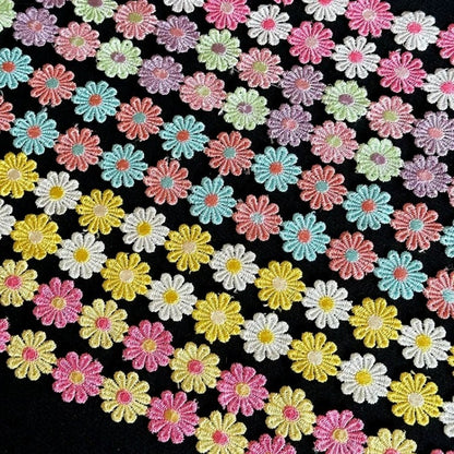 Daisy Flower Trim · Embroidered Lace Chain · Craft & Sewing