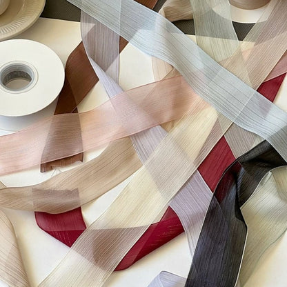 Sheer Shimmer Organza Craft Ribbon · DIY & Floral