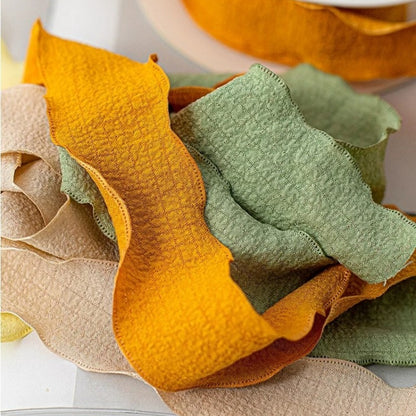 Torn Edge Cotton Ribbon · 1.5" Wide · Bouquets & Gift Wrapping