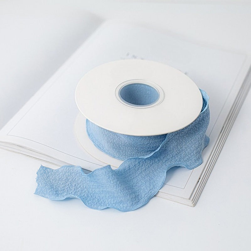 Torn Edge Cotton Ribbon · 1.5" Wide · Bouquets & Gift Wrapping