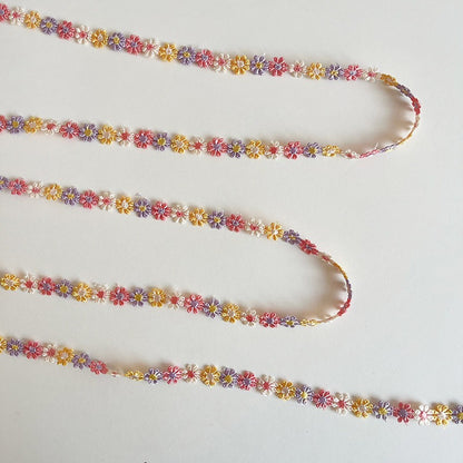 Daisy Flower Trim · Embroidered Lace Chain · Craft & Sewing