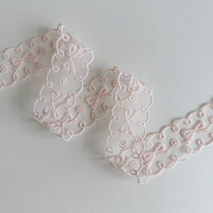 Pink Lace Trim Ribbon · 10 Patterns · Sewing & Bridal Craft