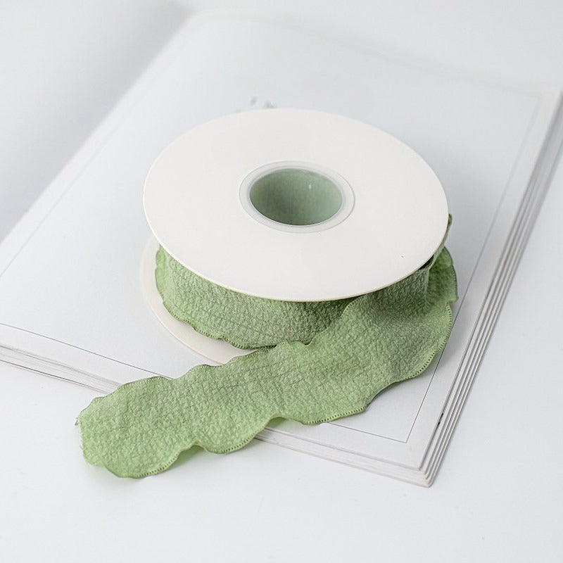 Torn Edge Cotton Ribbon · 1.5" Wide · Bouquets & Gift Wrapping