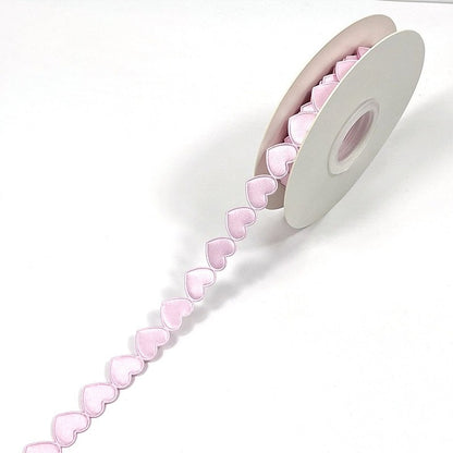 Heart Shape Satin Trim Ribbon · 10mm · Valentine & Gift Wrapping