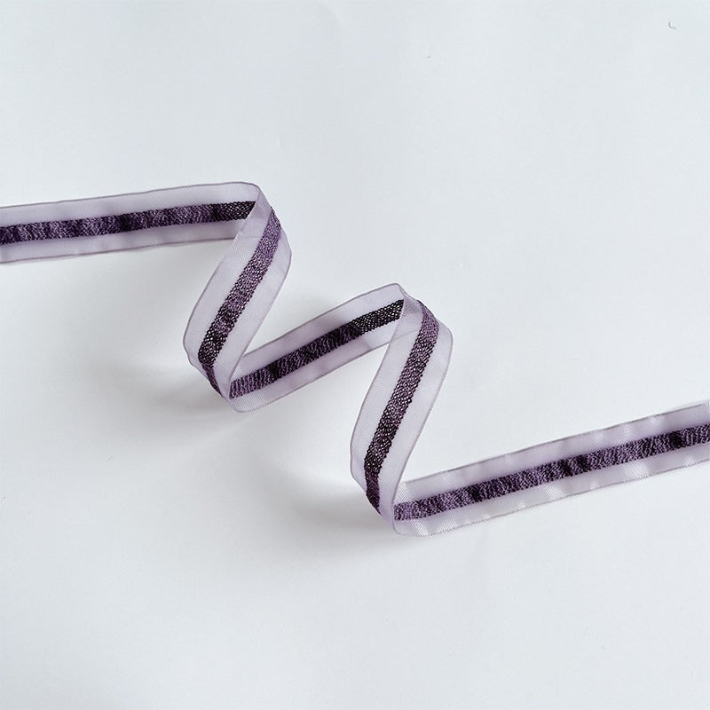 Violet Tone Textured Craft Ribbon · DIY & Floral