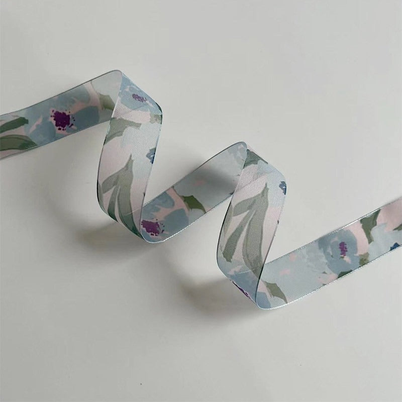 Floral Print Sheer Ribbon · 25mm · Bouquets & Gift Wrapping