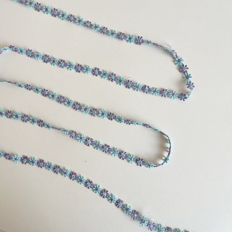 Daisy Flower Trim · Embroidered Lace Chain · Craft & Sewing