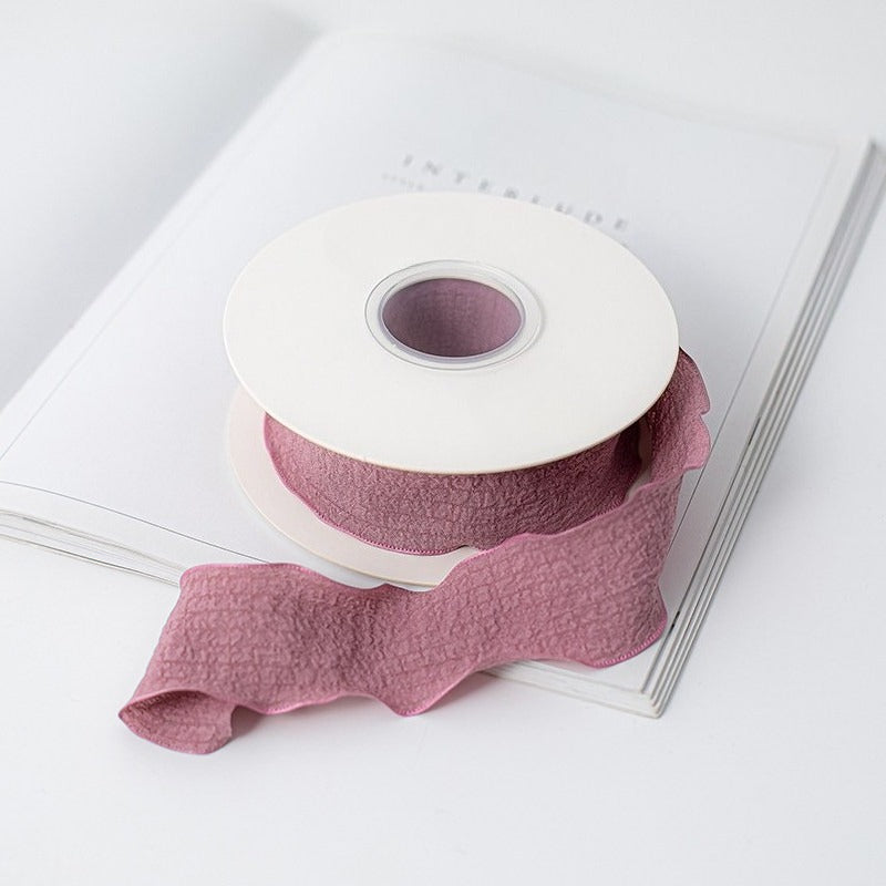 Torn Edge Cotton Ribbon · 1.5" Wide · Bouquets & Gift Wrapping