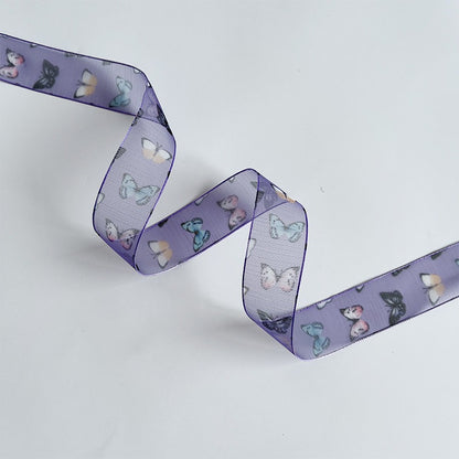 Violet Tone Textured Craft Ribbon · DIY & Floral