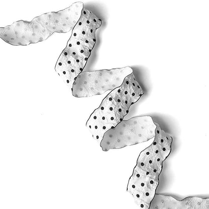 Monochrome Textured Craft Ribbon · DIY & Floral