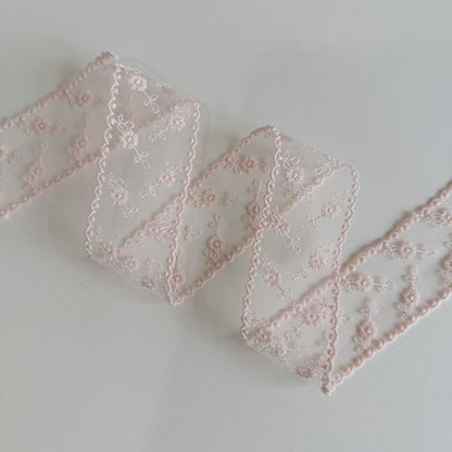 Pink Lace Trim Ribbon · 10 Patterns · Sewing & Bridal Craft