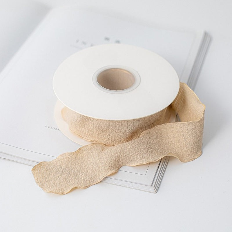 Torn Edge Cotton Ribbon · 1.5" Wide · Bouquets & Gift Wrapping